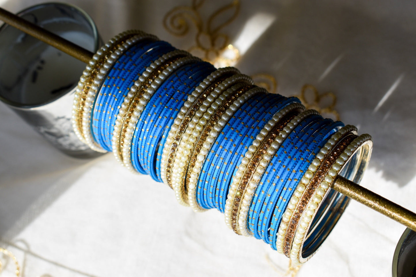 ‘Sky Blue’ Bangle Set