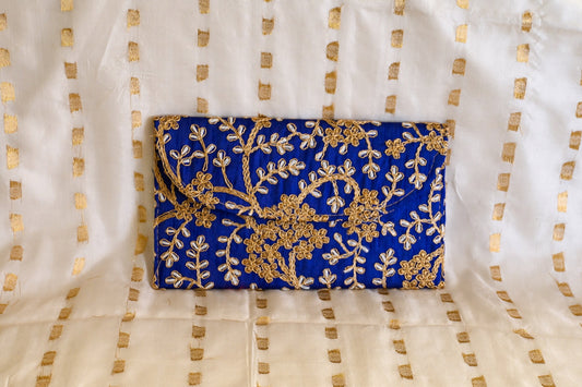 ‘Anoki’ Envelope Clutch - Royal Blue
