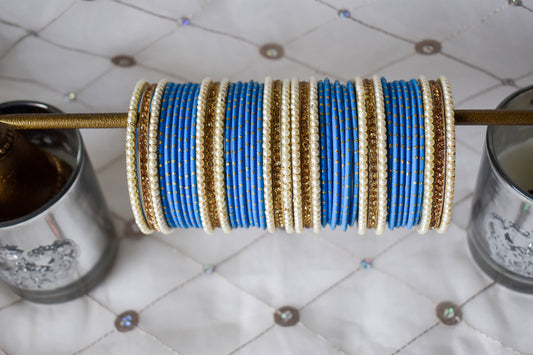 ‘Sky Blue’ Bangle Set