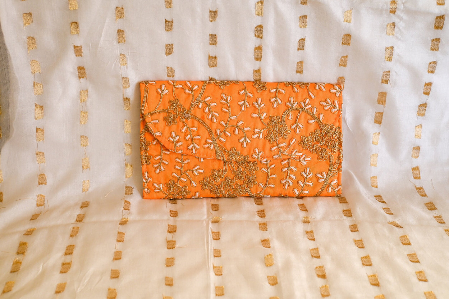 ‘Anoki’ Envelope Clutch - Orange