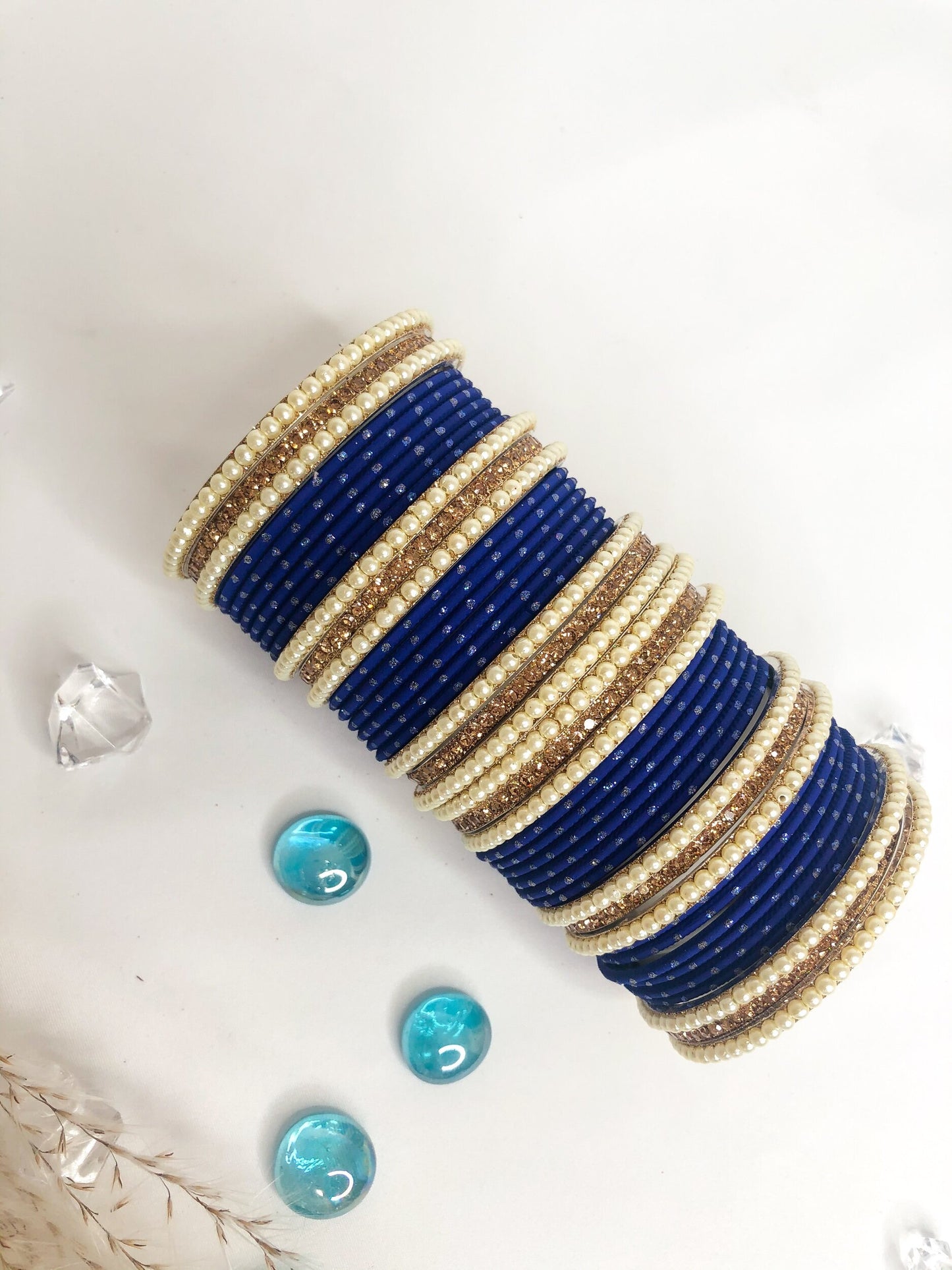 'Royal Blue' Bangle Set