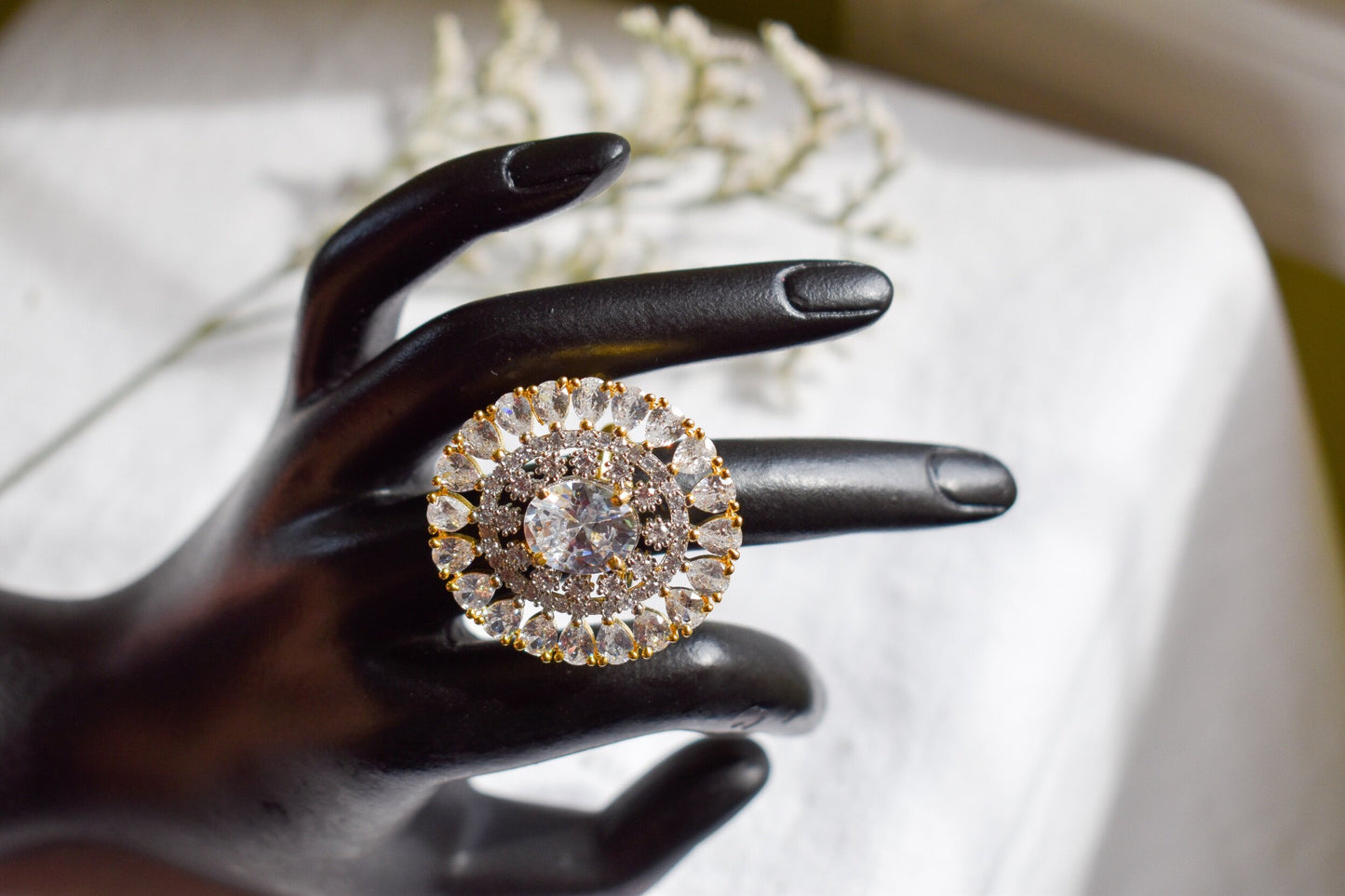 ‘Emaline’ American Diamond Ring