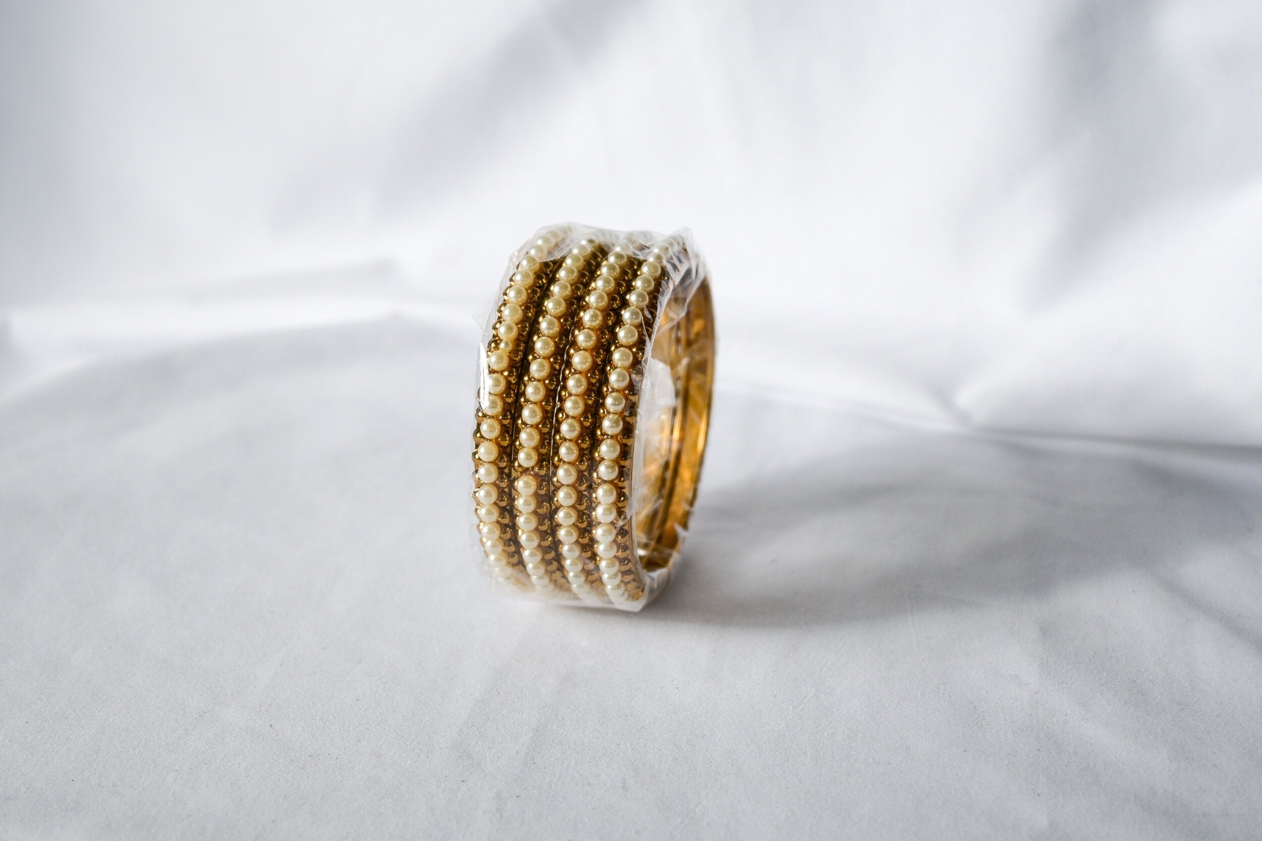 Pearl bangles 2025 in gold